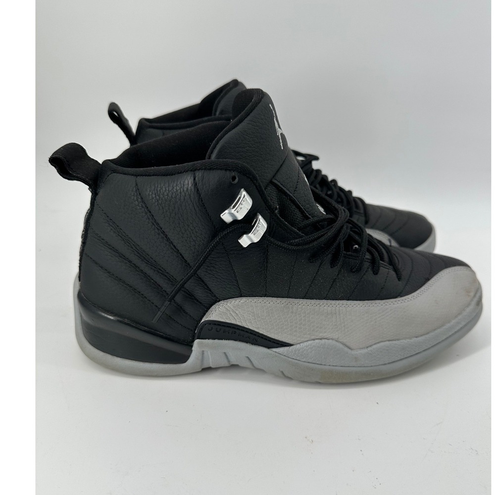 Nike Air Jordan 12 Retro Barons Black Wolf Grey CT8013-010 Mens 12